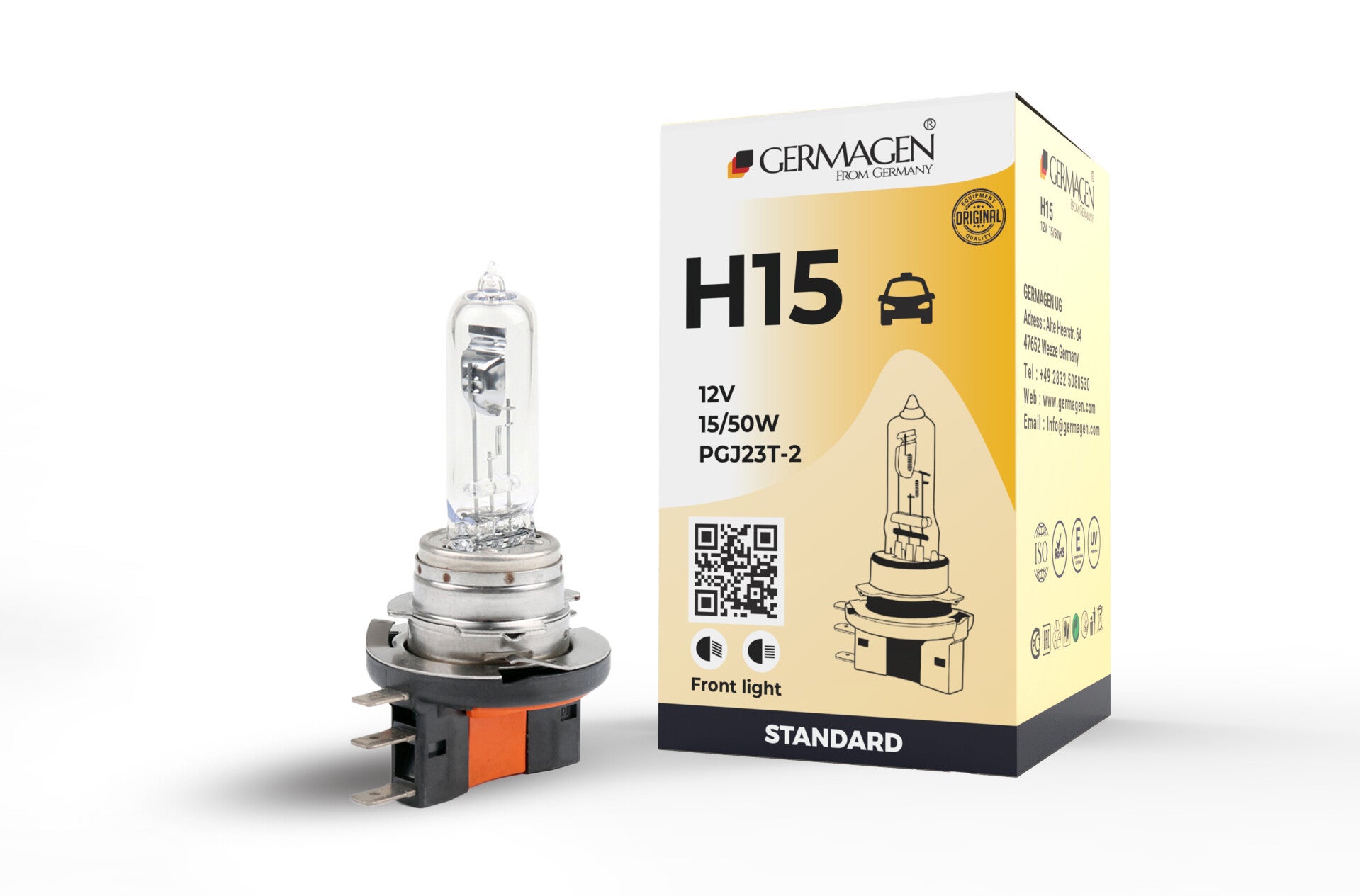 H15 12V 15/50W