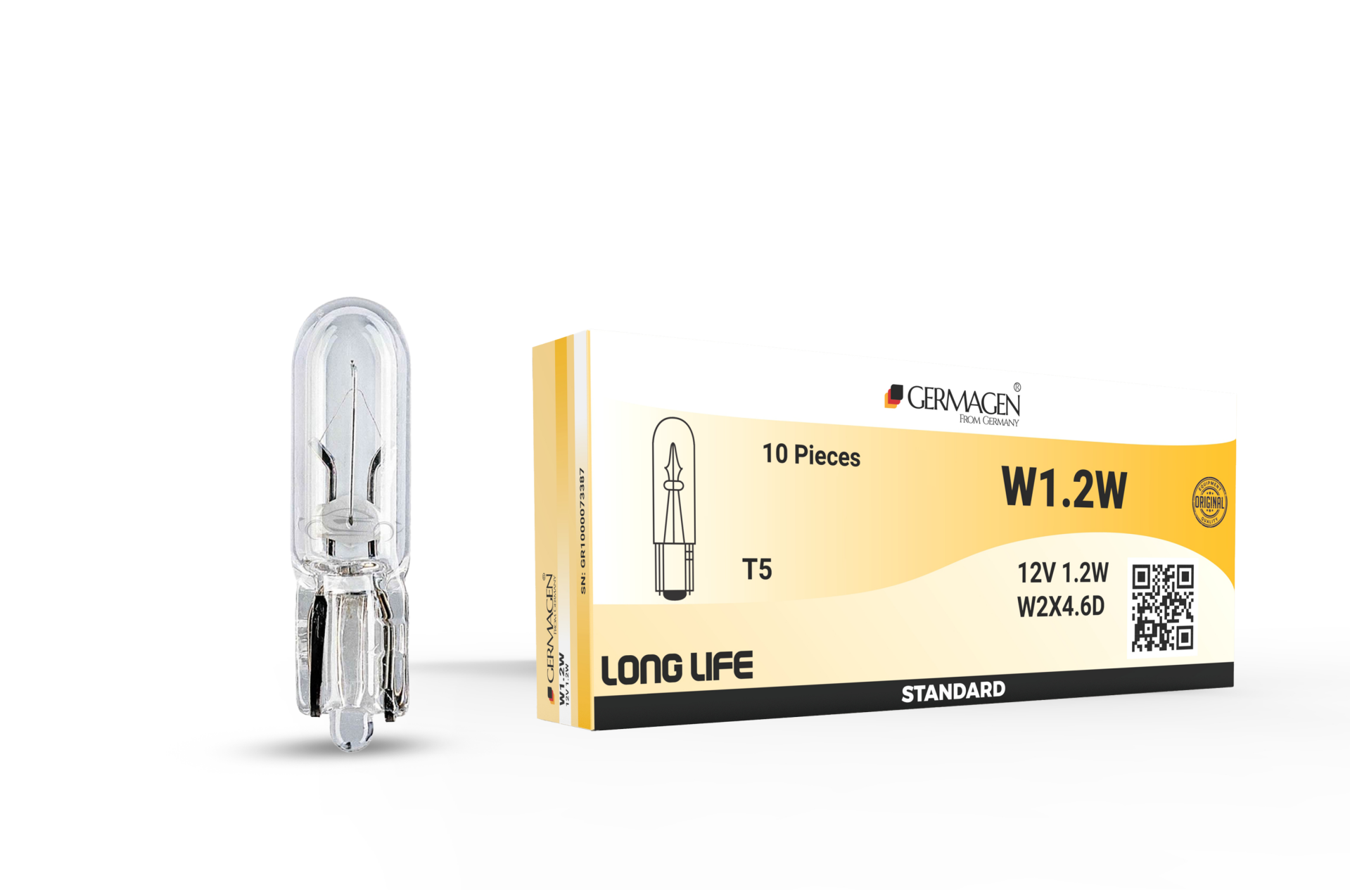 W1.2W 12V 1.2W W2X4.6D