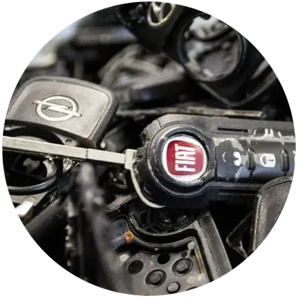 Ombouwen van Autosleutel