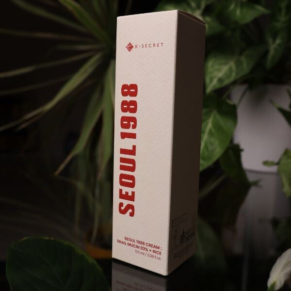 K-SECRET SEOUL 1988 Cream – Soothing Snail & Rice Face Cream 100 ml