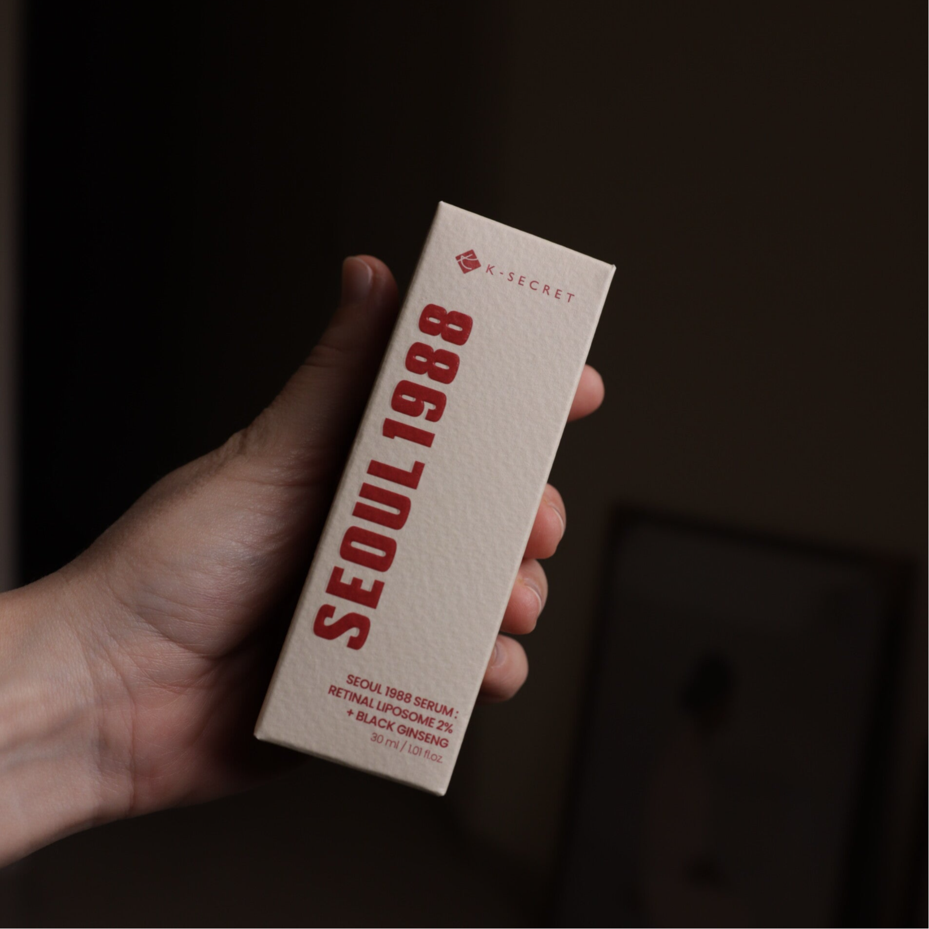 K-SECRET - SEOUL 1988 Serum: Retinal Liposome 2% + Black Ginseng - Firming Serum with Retinal - 30ml