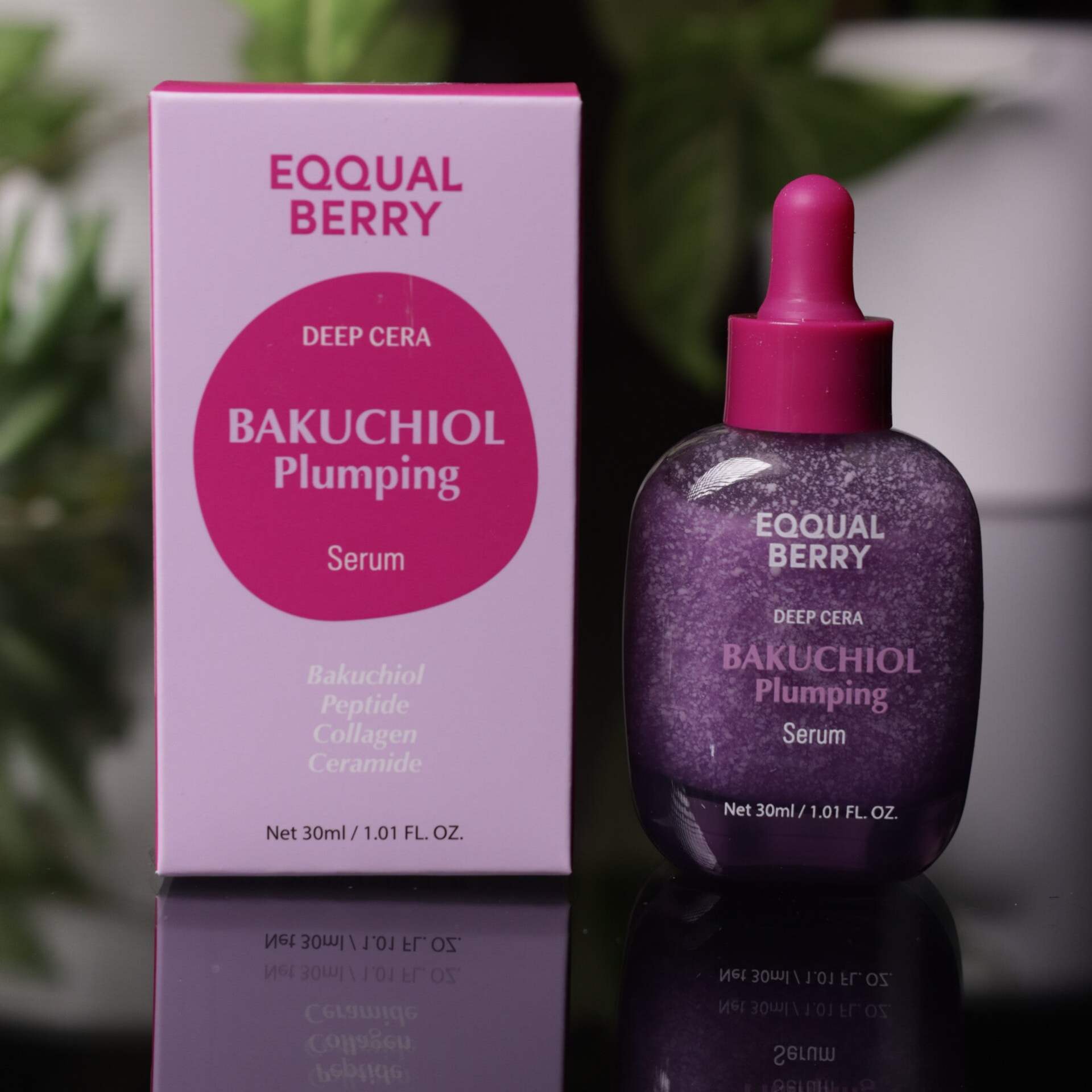 EQQUALBERRY - Bakuchiol Plumping Serum - 30ml
