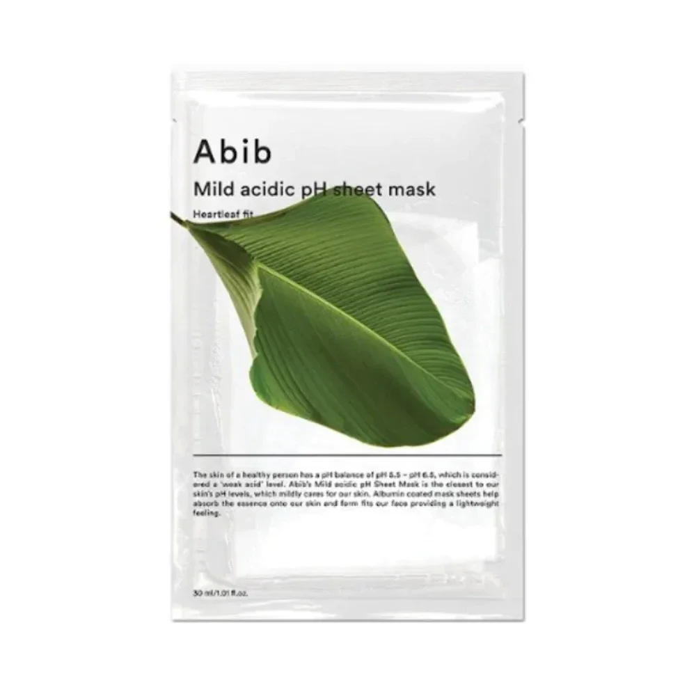 Abib – Mild Acidic pH Sheet Mask Heartleaf Fit