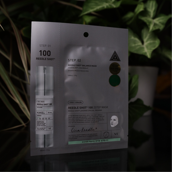 VT Cosmetics - Reedle Shot 100 2-Step Mask - Firming Face Mask in a Sheet