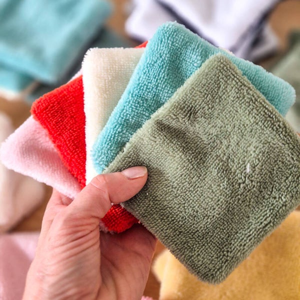 Lingettes lavables démaquillantes en bambou