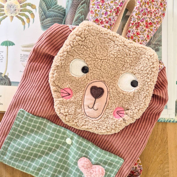 Sac à dos enfant maternelle  lapin