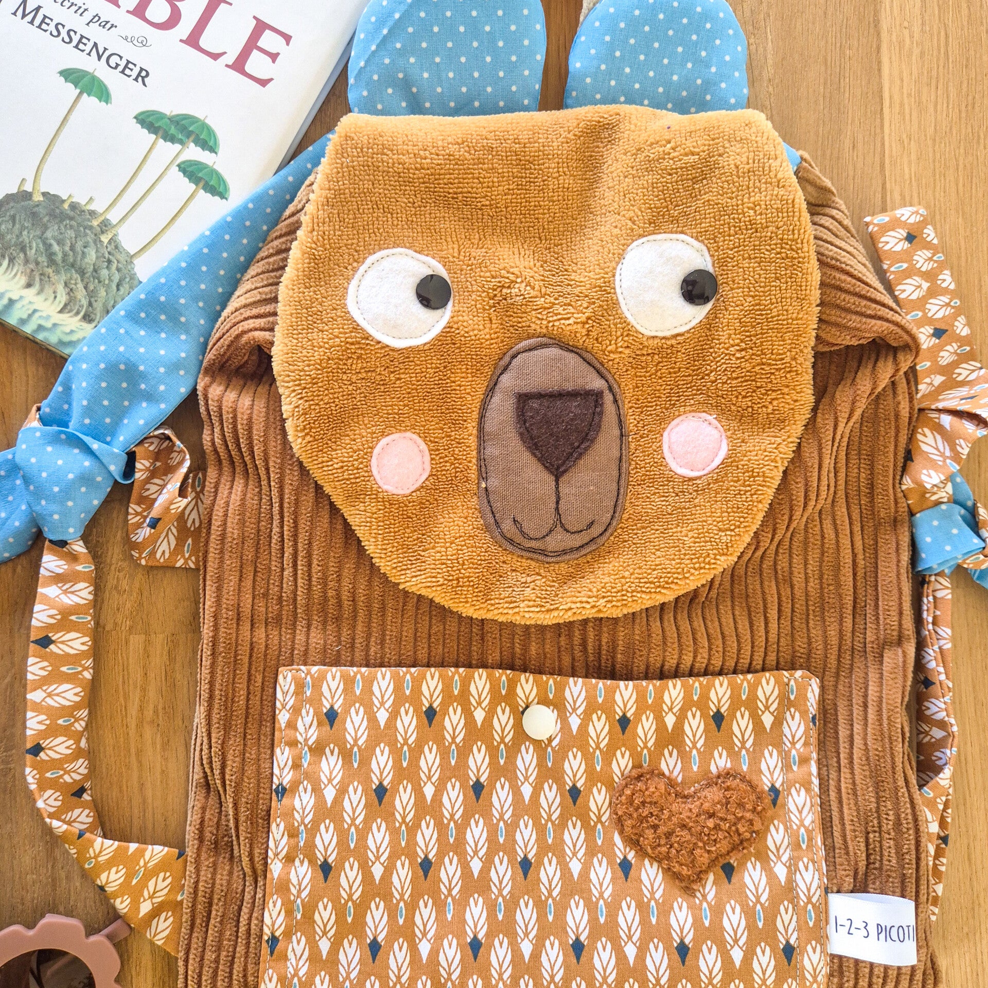 Sac à dos enfant maternelle  ours