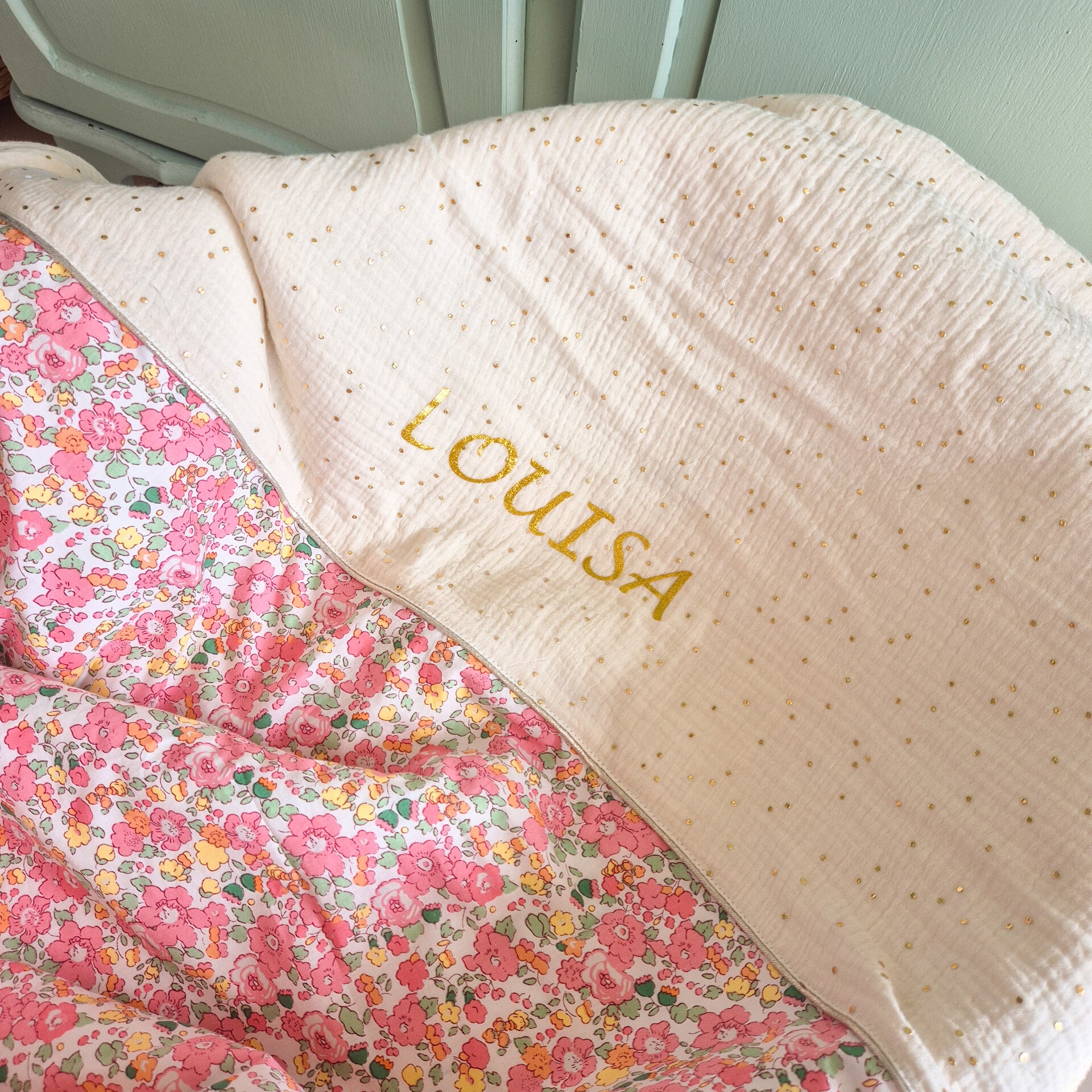 Couverture  bébé personnalisée Louisa