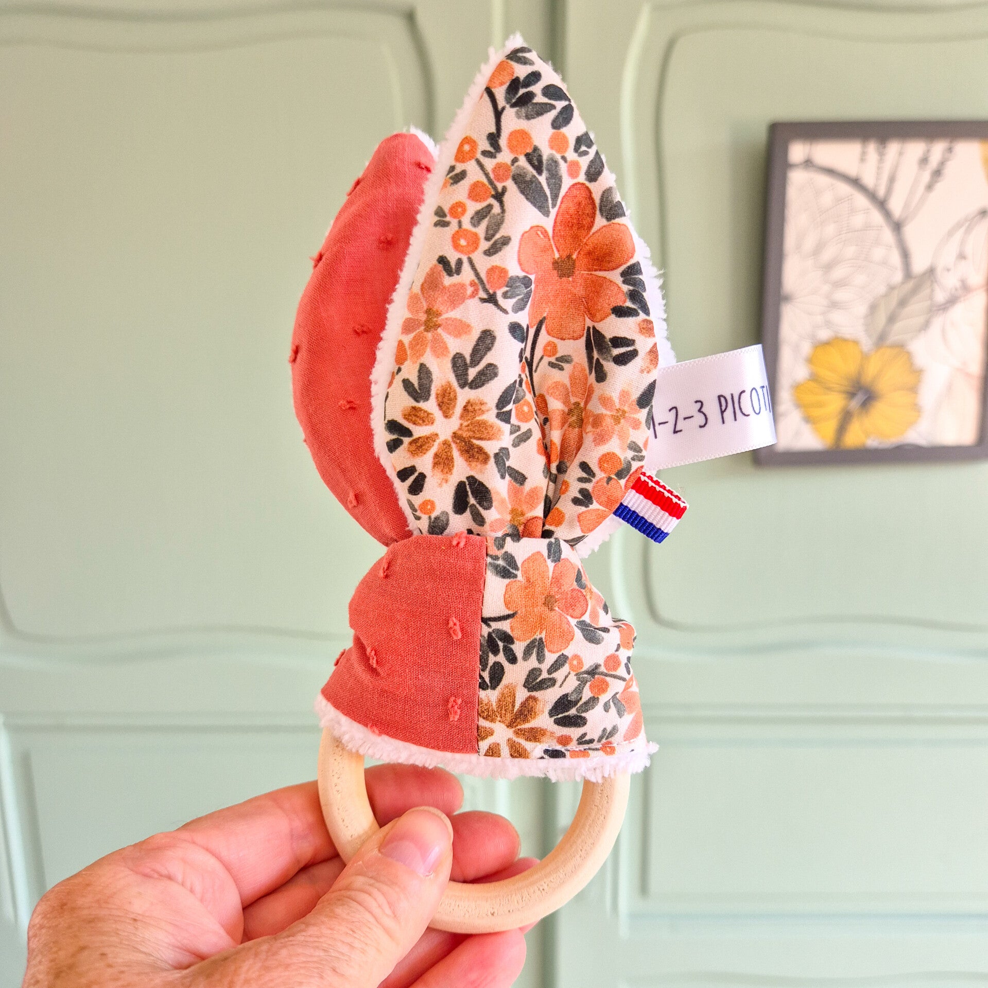 Anneau de dentition bicolore