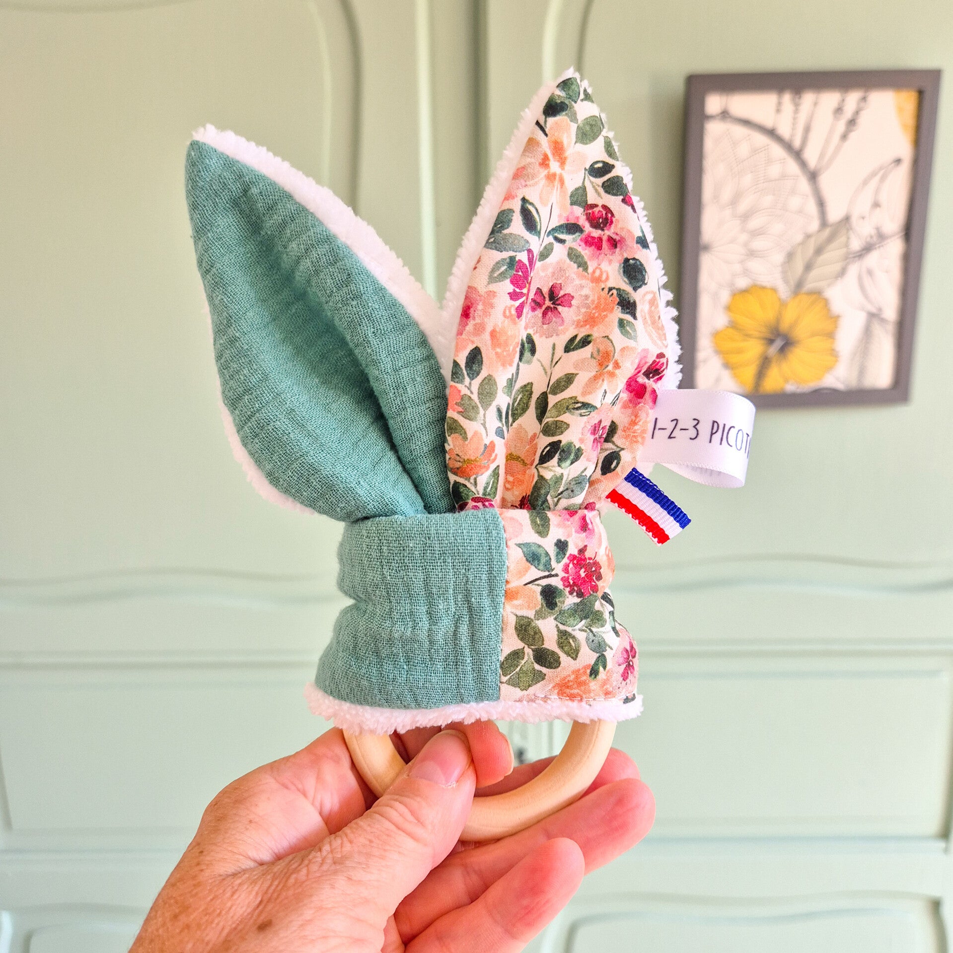 Anneau de dentition bicolore