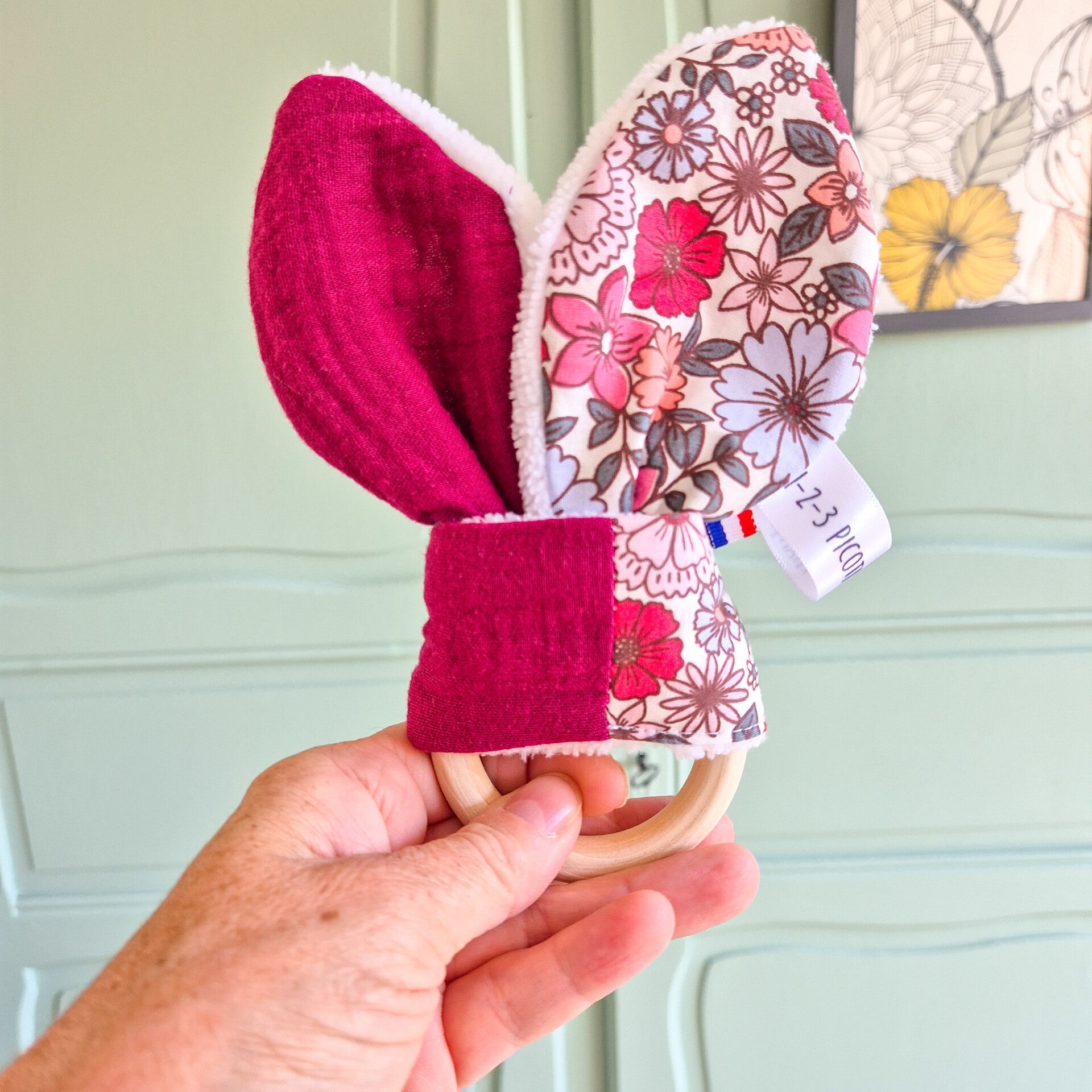 Anneau de dentition bicolore