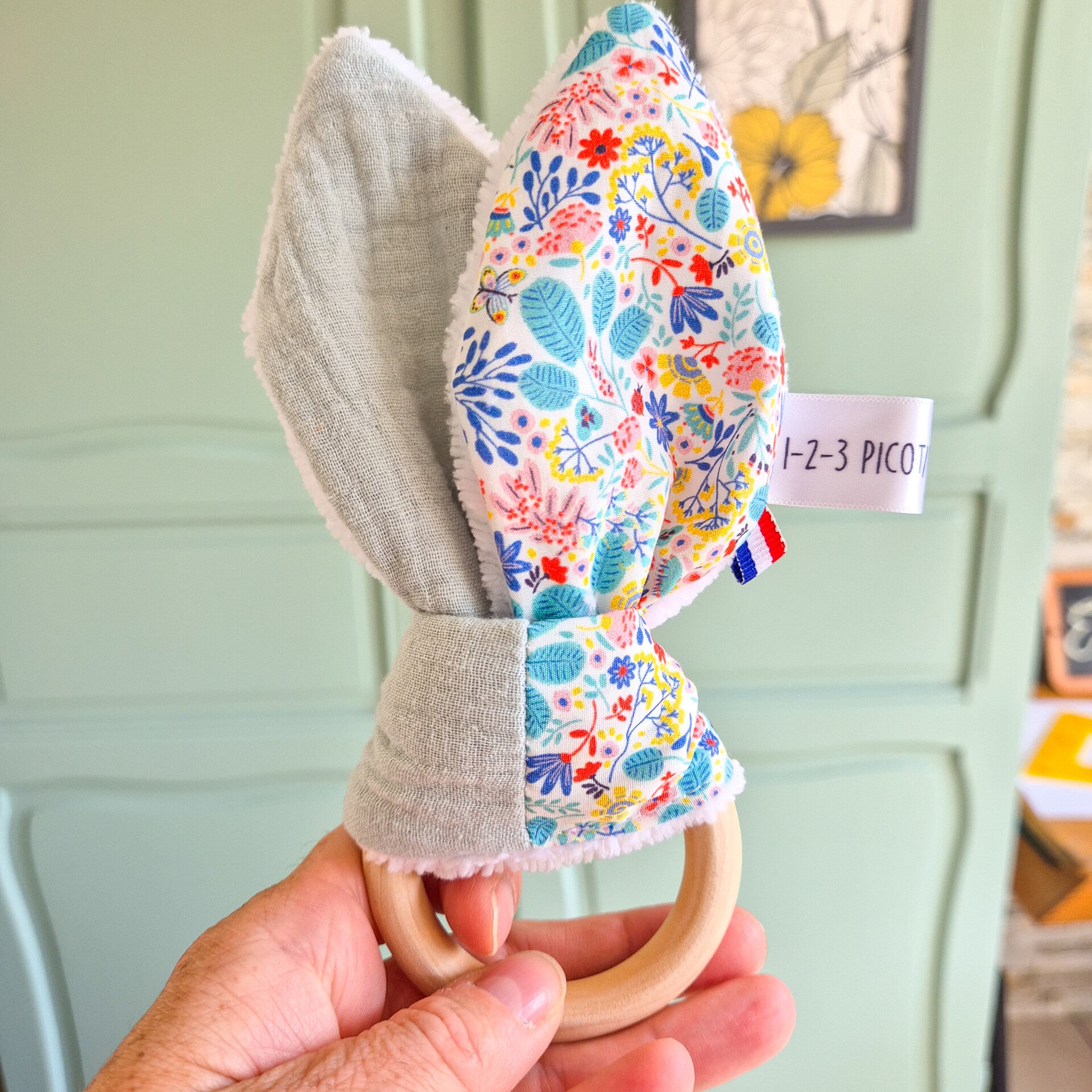 Anneau de dentition bicolore