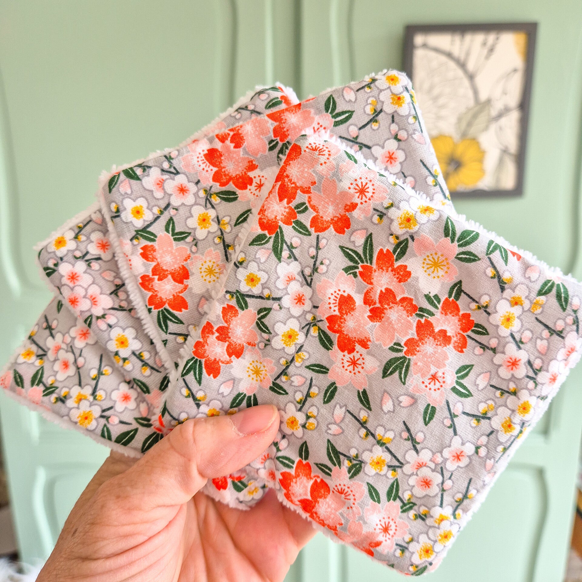 Lingettes démaquillantes en éponge bambou