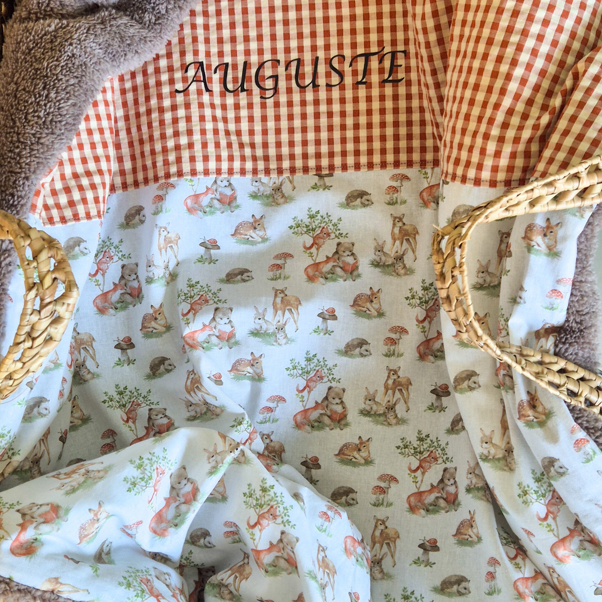 Couverture bébé personnalisée Auguste