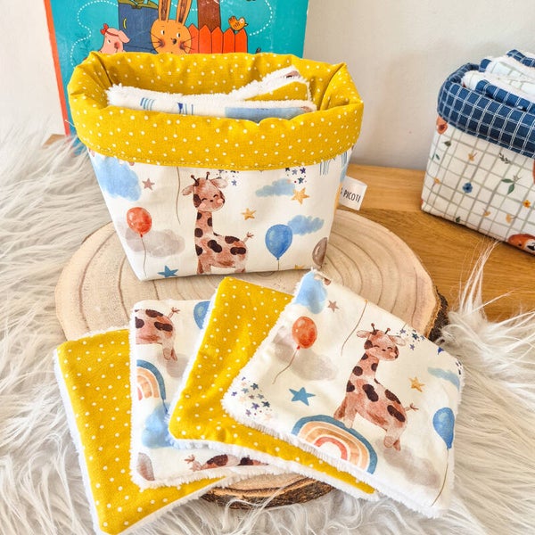 Lingettes bébé et sa panière