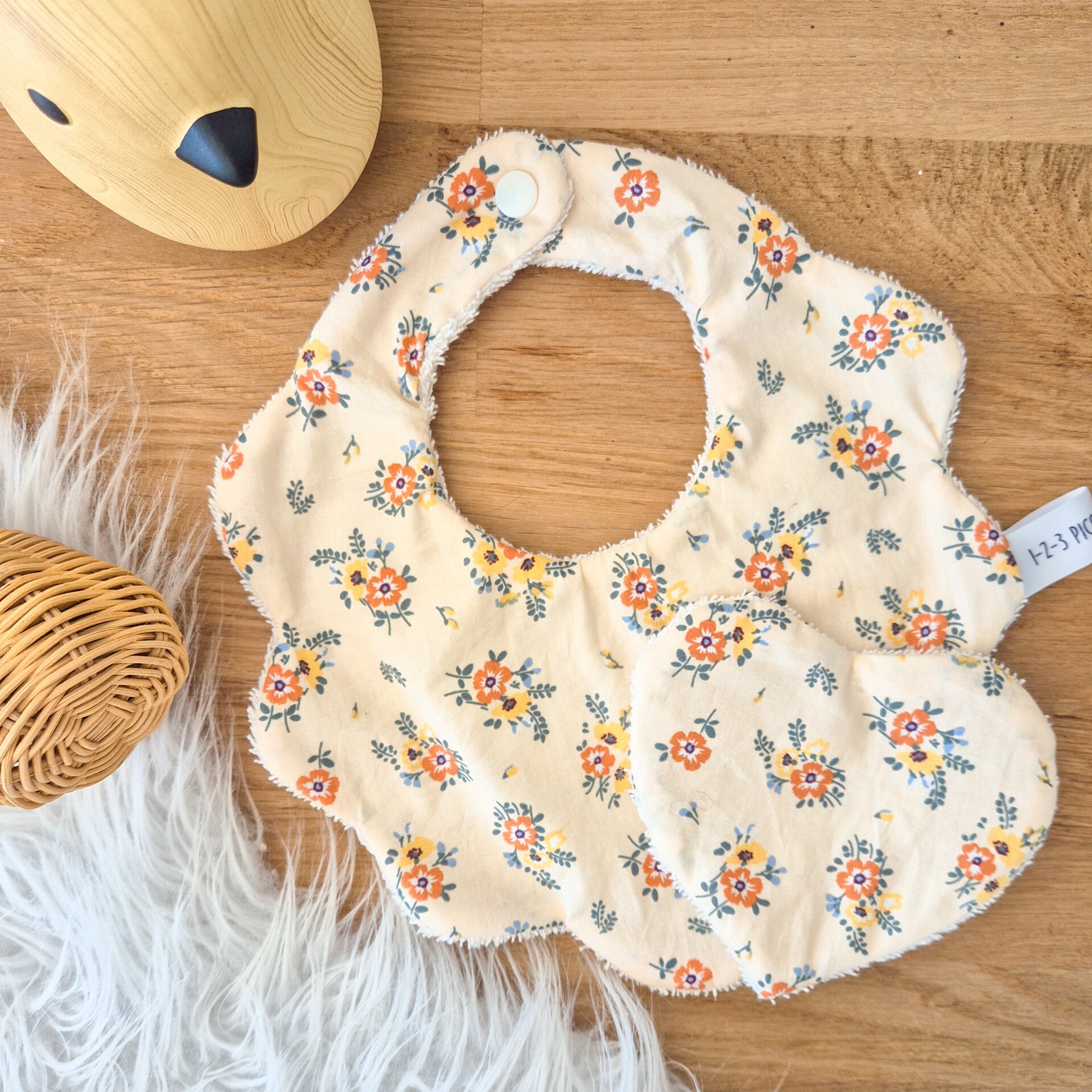 Bavoir bébé  éponge