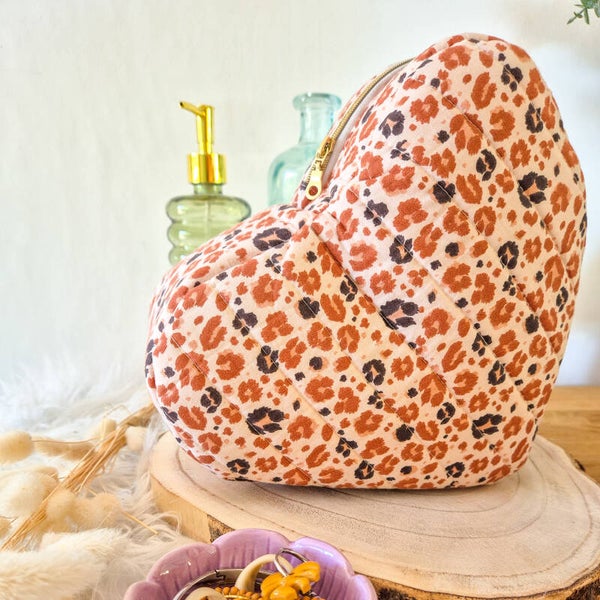 Trousse de toilette coeur