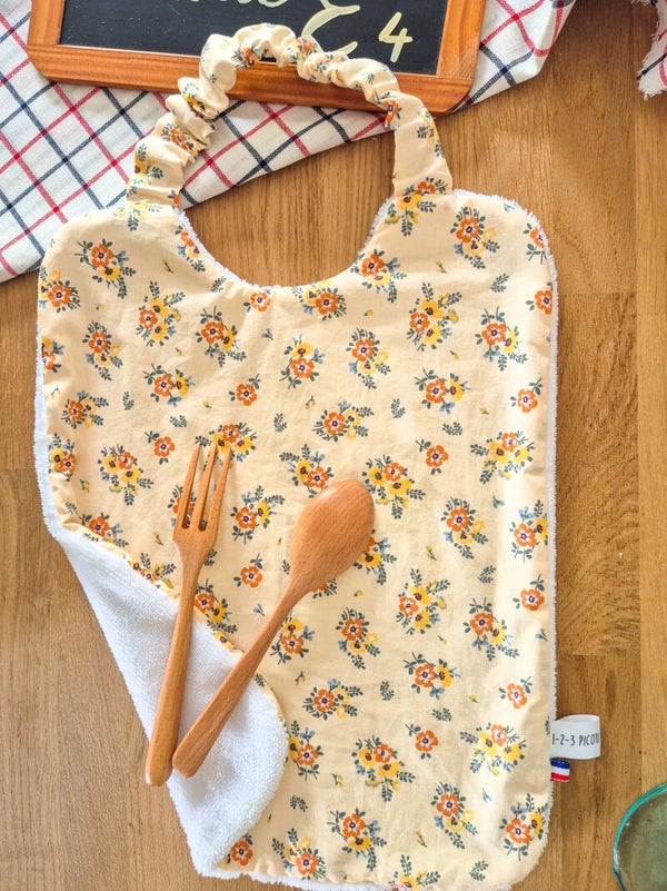 Grand bavoir élastique  maternelle
