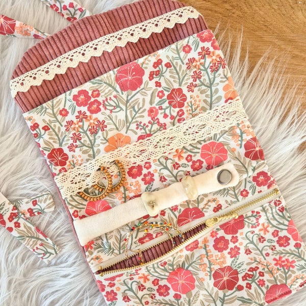 Pochette bijoux nomade.