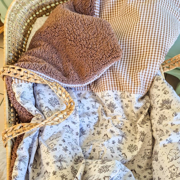Couverture bébé vichy