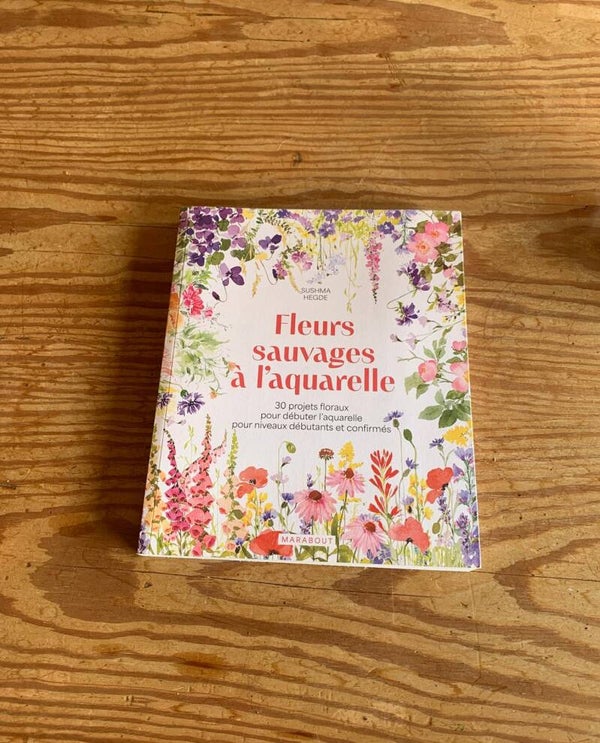 Aquarelle des fleurs sauvages