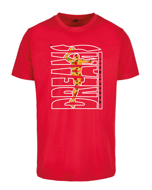 DREAMS BASKET TEE SHIRT ROUGE