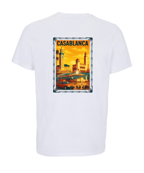 CASABLANCA TEE SHIRT BLANC