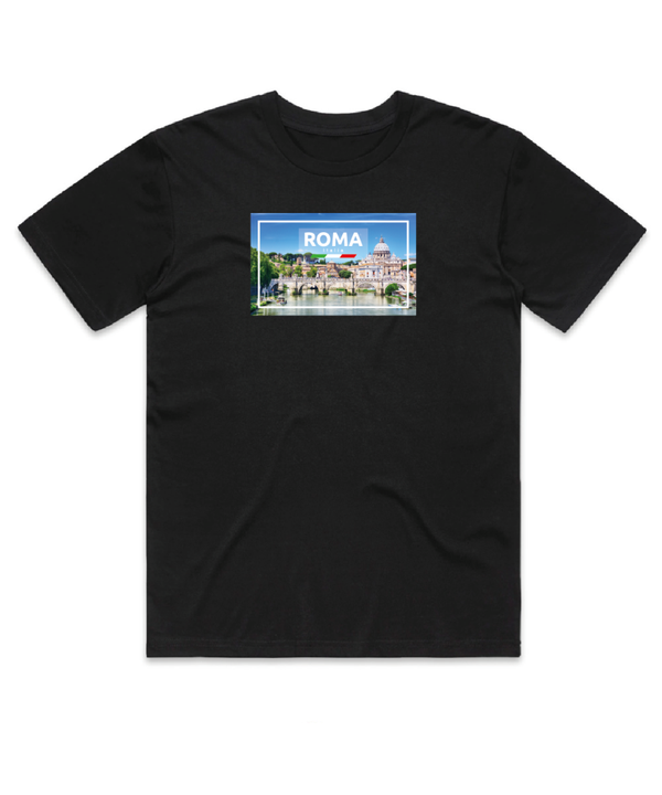 TEE SHIRT ROMA_BLACK