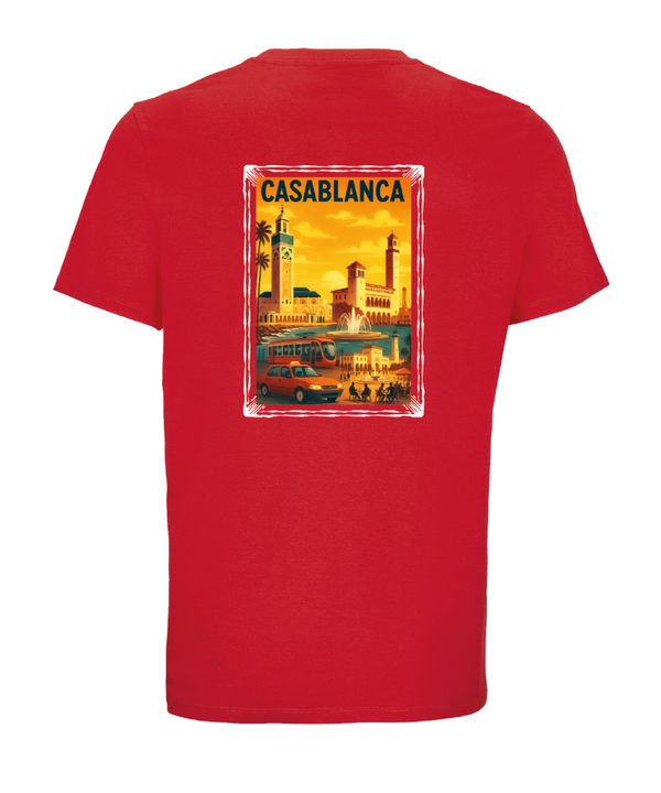 CASABLANCA TEE SHIRT ROUGE