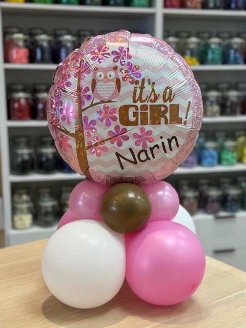 Tafelmodel geboorte gepersonaliseerd