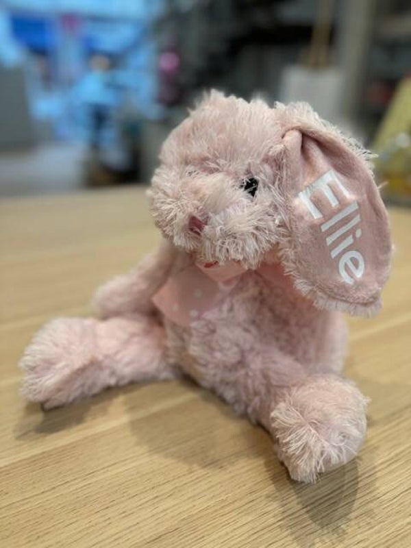 Knuffelkonijn gepersonaliseerd