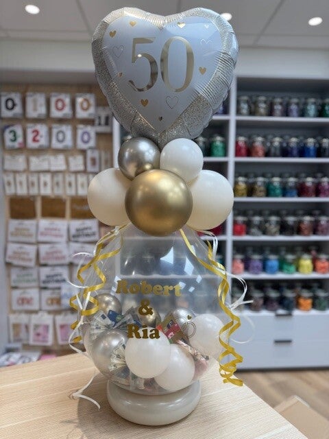 Stuffer jubileum gepersonaliseerd + centjes