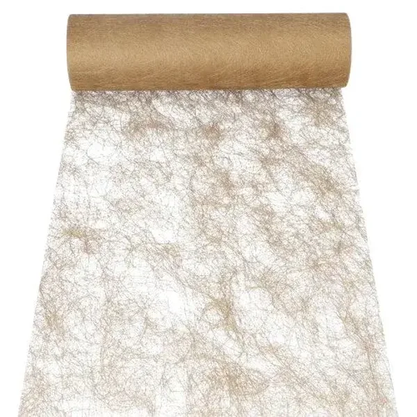 Tafelloper goud geweven, per lopende meter!