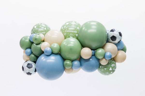 Slinger 'thema voetbal' folieballon.