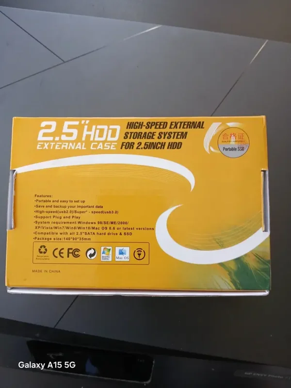 2.5 HDD External case high speed external storage system for 2.5 in HDD