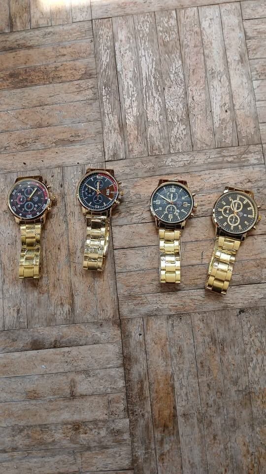 4 pcs set luxury business watches for men