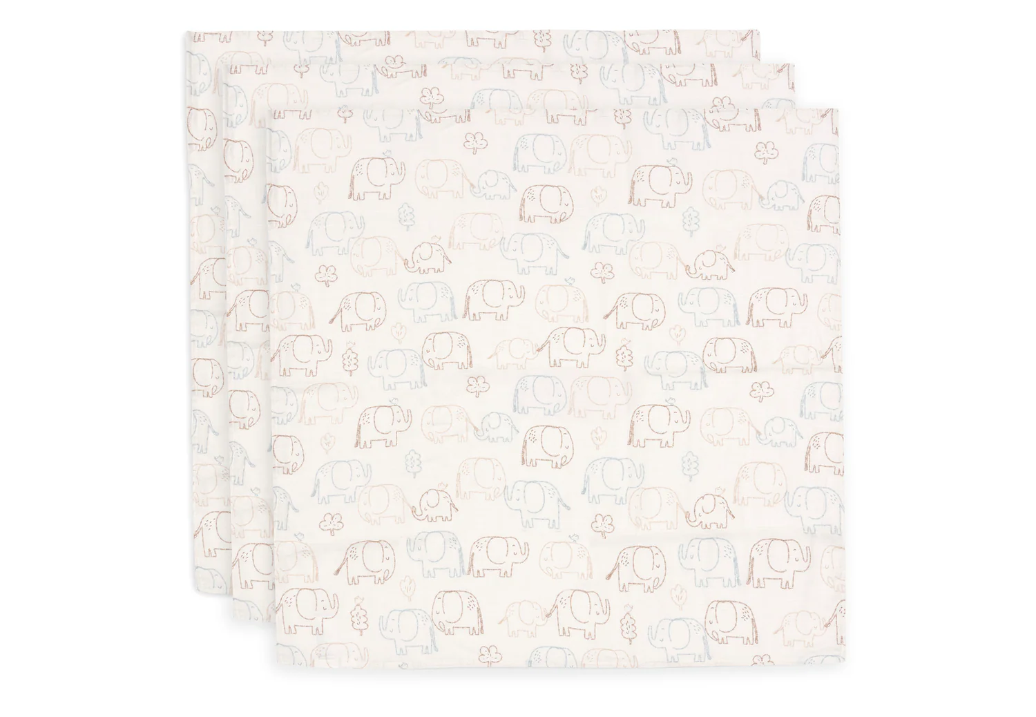 Hydrofiele doek - Elephant Tales small 70x70cm (3pack)