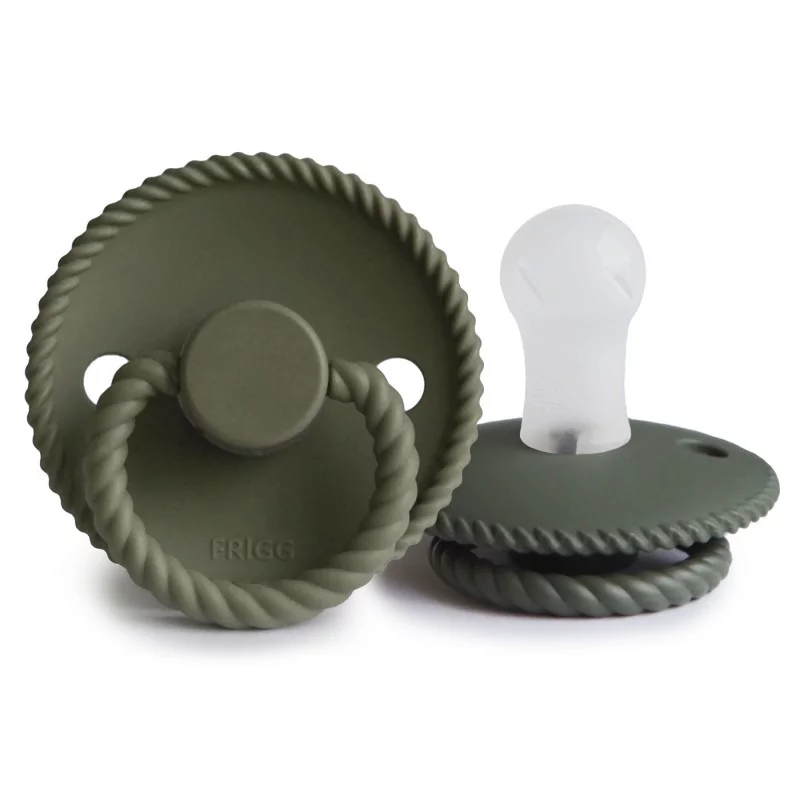 Siliconen speen Rope – Olive T1
