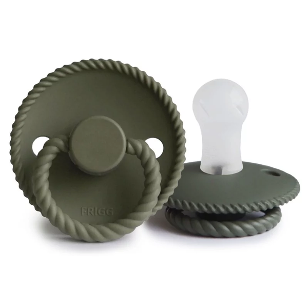 Siliconen speen Rope – Olive T1
