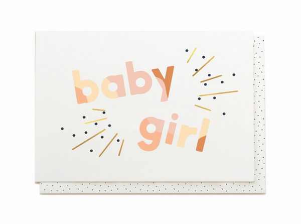 Wenskaart - Baby Girl