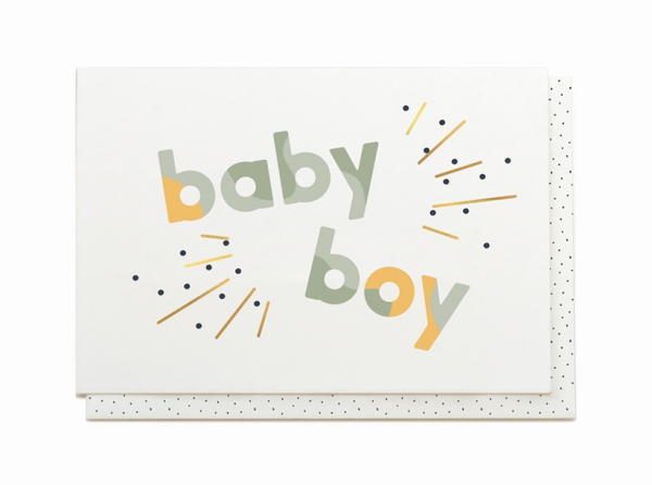 wenskaart - Baby boy