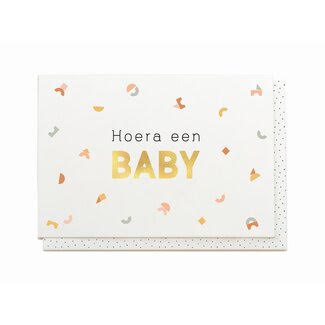 Wenskaart - Hoera een baby!