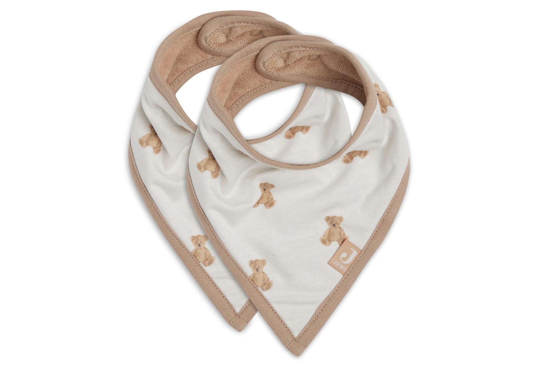Slab Bandana - Teddy Bear GOTS (2pack)