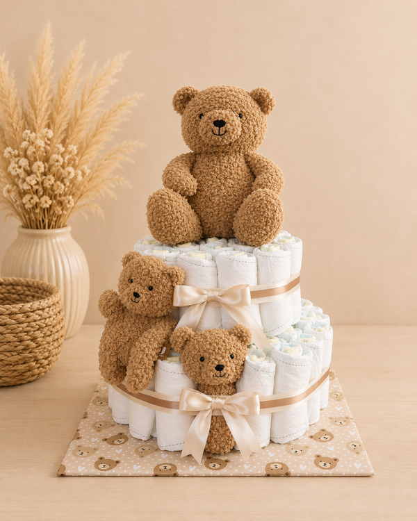 Medium pampertaart Teddy Bear