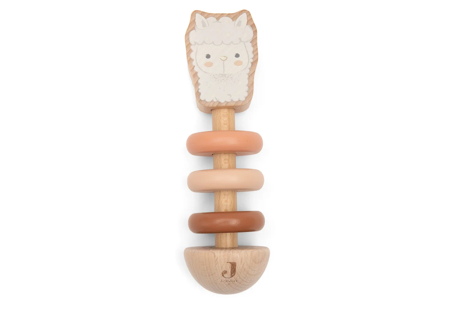 Houten Rammelaar - Alpaca Paco