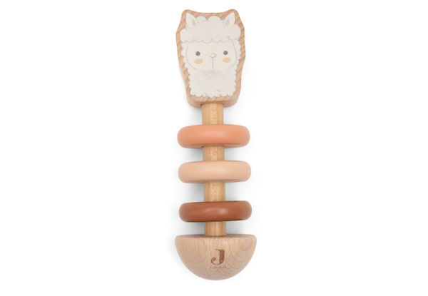 Houten Rammelaar - Alpaca Paco