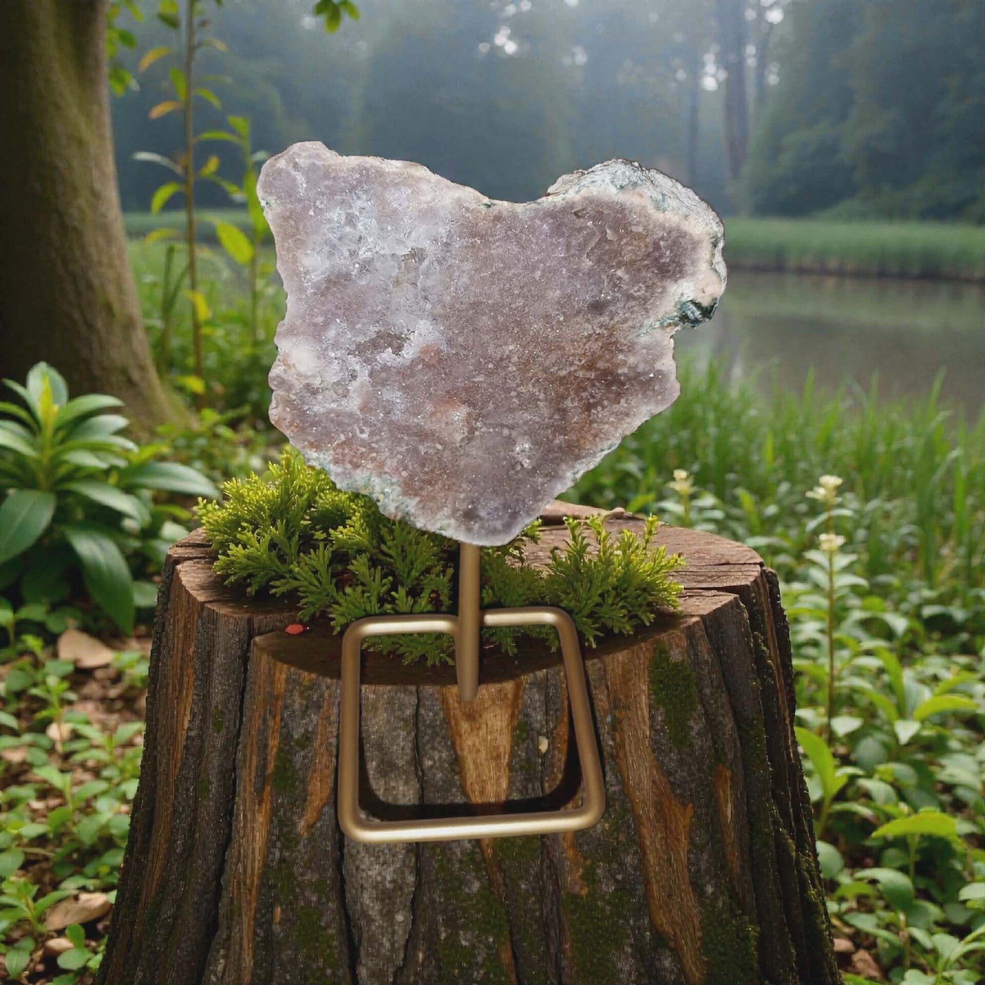Chalcedoon Roze op standaard 02