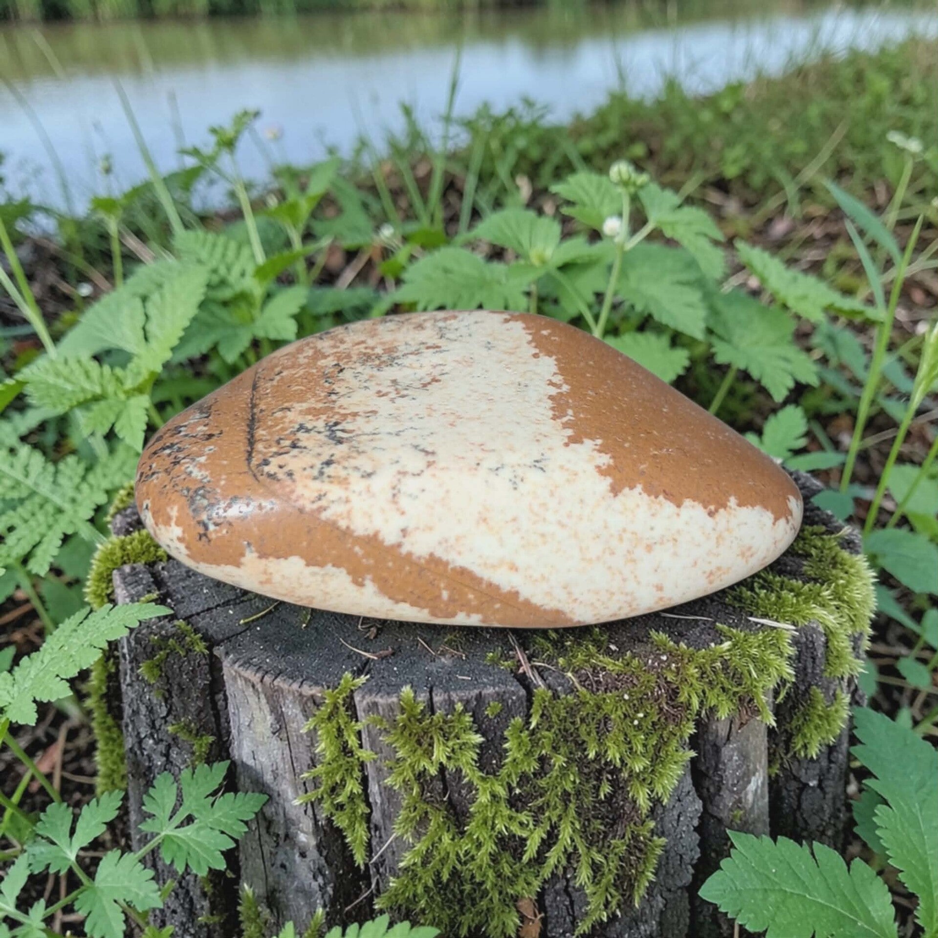 Landschap Jaspis Schijf 01