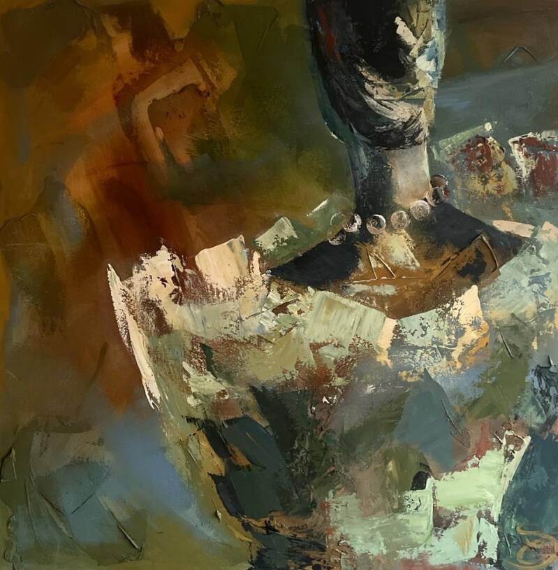 Sandy acryl schilderij