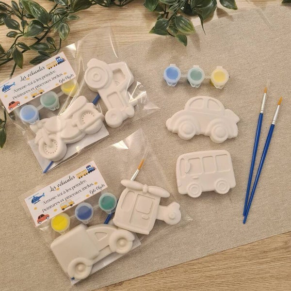 Kit à peindre pour enfant Les véhicules